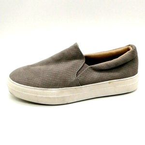 Soda Womens‎ Flat Heel Slip On Loafer Sneaker Cushioned Insole Grey Sz 8